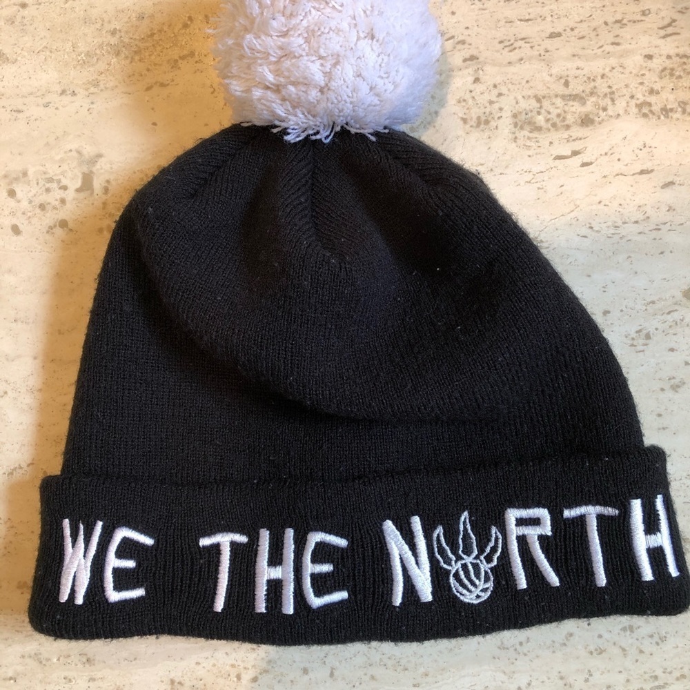 We the North Toronto Raptors Toque with Pom Pom